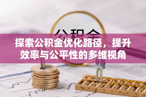 专业探索公积金优化路径，提升效率与公平性的多维视角
